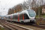   Der ET 232108  Finnentrop  (94 80 0427 107-8 D-ABRN / 94 80 0827 107-4 D-ABRN / 94 80 0427 607-7 D-ABRN), ex ET 23008, ein 3-teiliger Stadler Flirt der Abellio Rail NRW GmbH fährt am 22.11.2014