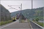 Der DB 1440 176 in Seebrugg der auf die Abfahrt nach Freiburg wartet. Rechts im Bild ein Blick auf den gestauten Schluchsee. 

21. Juni 2023