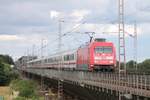 DB 101 056-0 Weserbr�cke bei Dreye 12.07.2020