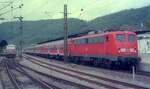DB E10 243 / 110 243-3, gebaut 1962 als E10 1243 mit Vmax 160 km/h, ++2011 Fa.