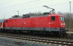 Sie sieht nicht unbedingt einladend aus aber Hauptsache man hat ihr den neuen NAH.SH Aufkleber verpasst...6 112 125-0(REV/AK/21.11.13) geh�rt nun auch zum Bh Kiel.
