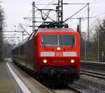 DB 6120 113-6 kommt hier mit dem LPF 78082(HH-Langenfelde - Flensburg)durch Schleswig gefahren, sp�ter wird dieser Zug als IC 1981 nach M�nchen den Norden wieder verlassen.