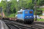 PRESS 140 037-1 oder E40 831/140 831-9(REV/02.02.12, Verl/AM 9/02.02.19) mit Metrans Leerzug Hamburg-Harburg 11.05.2018