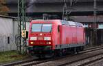 DB 145 044-4, REV/LD X/27.05.22 war heute die  Tagespendellok  zw Maschen und dem Hafen. Harburg 29.10.2022