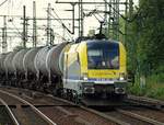 Kleine �berraschung am 01.07.11 war die f�r CargoServ fahrende 182 581-9 die mit einem �ler durch HH-Harburg fuhr.