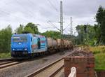 CFL Cargo 185 512-1 wurde �ber s Wochenende hinweg wohl mit Werbung versehen...nun sucht man auch bei der CFL Cargo neue Lokf�hrer...Schleswig 25.06.2017 (03200)