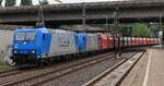 ATLU/VPS 185 522-0 REV/ITL Pirna/06.11.18 + 185 514-7 REV/ASK Fw510/16.12.21 mit Innofreight/Salzgitter AG Ganzzug. HH-Harburg 18.07.2026