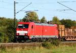 186 339-8 mit Gz aufgenommen in Elze(Hannover). 01.09.2012