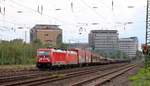 DB 187 151 + 185 155 mit G�terzug D�sseldorf-Rath 11.07.2020