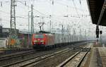 DB 189 055-7 mit Containerzug Bremen Hbf 26.02.16