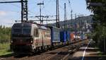 SBB Cargo 193 460-3 REV/MMAL/30.10.24 mit KLV/COntainerzug Bingen.