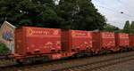 D-DB 31 80 4658 035-9 Gattung Sggmmrrs697.0 beladen mit innofreight/Arcelor Mittal Tainern. HH-Harburg 18.07.2026
