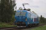 Rückkehr von RBP 248 051 durch Kaarst Broicherseite am 8 Augustus 2025 nach Ablieferung eines Getreidezuges in Duisburger Revier.