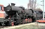 �BB 52.3316 mit Gie�l Ejektor in Linz am 25.03.1985.