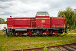 Die DB V 65 011, ex DB 265 011-7, am 04.09.2020 im DB Museum Koblenz-Lützel.