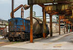 Der achtachsige ATH Thyssen Torpedopfannenwagen T 23 (86002) am 05.06.2011 im LWL-Industriemuseum Henrichsh�tte in Hattingen.