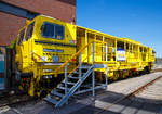   Plasser & Theurer Dynamischer Gleisstabilisator DGS 62 N, H- M�V 99 55 9126 001-4, f�r die M�V Magyar �llamvasutak (Ungarische Staatsbahnen), pr�sentiert auf der iaf 2017 in M�nster (am 01.06.2017).