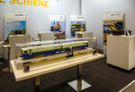 In den Hallen am Stand pr�sentierte Robel Bahnbaumaschinen GmbH aus Freilassing (geh�rt zu Plasser & Theurer) auf der 28.