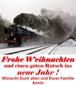 Zudem w�nsche ich Euch Gesundheit und ein erfolgreiches Jahr 2013, auf das alle Eure W�nsche in Erf�llung gehen.