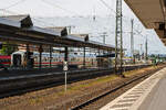 Es war einmal, oder als es noch den IC 134 „Ostfriesland“ gab, nun (am 17 Juni 2013) verlässt die 181 209-8 (91 80 6181 209-8 D-DB) der DB Fernverkehr AG mit dem IC 134 „Ostfriesland“ von Norddeich Mole über Emden, Münster, Oberhausen, Düsseldorf, Köln, Koblenz, Trier und Wasserbillig nach Luxembourg den Hauptbahnhof Koblenz in Richtung Luxemburg. 