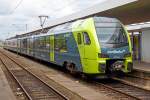   Der sechsteilige Stadler FLIRT 3 – ET 6.05 der nordbahn (NBE nordbahn Eisenbahngesellschaft mbH & Co.