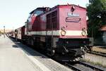 199 861-6 mit Personenzug zum Brocken in Werningerode am 25.07.2019.