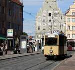 Stra�enbahn / Stadtverkehr; Augsburg;  GT 2 Nr.506 am Moritzplatz in Augsburg am 15.06.2013.