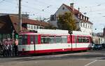 Stra�enbahn / Stadtverkehr Stuttgart und Freiburg; Jubil�um 60 Jahre GT 4 der Maschinenfabrik Esslingen in Stuttgart am 27.10.2019.