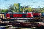 Die 249 045-6 (90 80 2249 045-6 D-DB) eine Siemens Vectron Dual Mode light der DB Cargo AG steht am 22 April 2026 im G�terbahnhof L�beck.