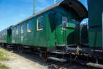 Der 2-achsige Personenwagen 1002 der Hespertalbahn e.