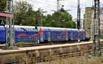 Doppelstockwagen im Entlastungszug M�nchen - Ulm am 20.08.2022. Der zweite Wagen tr�gt die Nummer: D-SRI 50 80 36-35002-5 DIABz; Zuglok ist 111 223-4.