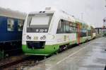 VT 201 der Süd-Thuringer Bahn war Ausstellungsstuck in Landau (Pfalz) am verregneten 29 September 2005 -während ein Plandampf in Rheinland-Pfälz.