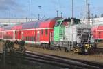 Vossloh-S�ldner 650 301 rangiert am 18 September 2022 in Berlin-Lichtenberg.