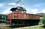160 010-5 in der Ausstellung 100 Jahre elektrische Lokomtiven in Deutschland München Freimann 25.05.1979.