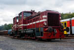 Führerhaus an Führerhaus als Doppellok (Doppeltraktion) sind die beiden Jung R 30 B Loks hier im Bild vorne die V 26.3 und die V 26.1 (Lok 1 und 3) der Westerwaldbahn (WEBA) sind am 31