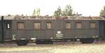 Bauzug-Doppelwagen 60 80 99-24 229-9 und 60 80 99-20 434-1 Aufenthaltswagen in Salzgitter-Bad, im August 1980.