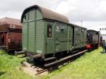 Güterzugbegleitwagen Pwg im Bw Dresden Altatdt am 17.04.2015.