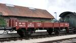 Niederbordwagen der GESStuttgart Nr.193 in Münsingen am 01.05.2014.