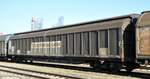 Schiebewandwagen Transwaggon Habiins 73 in V�hringen am 25.01.2012.