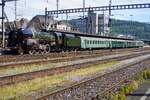 Am 17 Mai 2026 steht 141R-1244 der Verein Mikado 1244 in Brugg AG und wartet dort auf das ansetzetn der 241A65 in Vorbereitung eines Doppeldampftour durch die Westschweiz. 