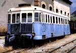 Abgestellter  Renault Schmalspur-Dieseltriebwagen in Digne am 17.08.1979.