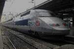 TGV Reseau 508 steht am 19 September 201 in Paris Est als TGV nach Montpellier.