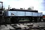 UK GWR historischer offener G�terwagen No.W 94835 mit Tankbeh�ltern beladen im Eisenbahnmuseum Didcot im August 1991.