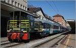 In Torino Porta Nuova kümmert sich eine D 245 um die Bereitstellung des Nachtzuges IN 1595 nach Reggio di Calabria.