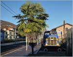 Die Fer 80srl Diesellok mit der Nummer IT-RFI 270014-9 steht in Stresa.