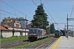 Die GTS Rail (General Transport Service SpA) 483-052 verlässt mit einem Güterzug den Bahnhof von Gallarate.

23. Mai 2023