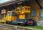 Oberleitungsinstandhaltungs-Fahrzeug S 45 2473 (F E ASP MI 2473 A) der Rete Ferroviaria Italiana (RFI), die Betriebsgesellschaft für den Bereich Schienennetz und Eisenbahninfrastruktur der FS,