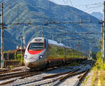   Der  Frecciargento“  ETR 610.004 (von italienisch ElettroTreno Rapido 610) der 1.
