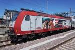 CFL Werbetraxx 4006 steht am 22 Mai 2026 in Luxembourg Gare.