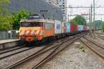 RFO 1830 zieht der Gekkengraaf Containerzug durch Tilburg am 8 Mai 2026.